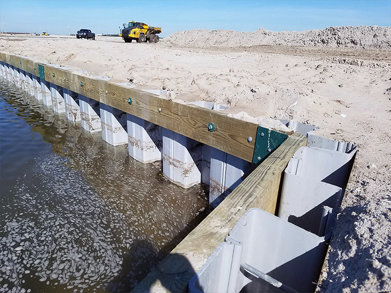 Применение композитных свай в водоохранной промышленности - статьи о композитах и обучение на ХимСнаб Композит
